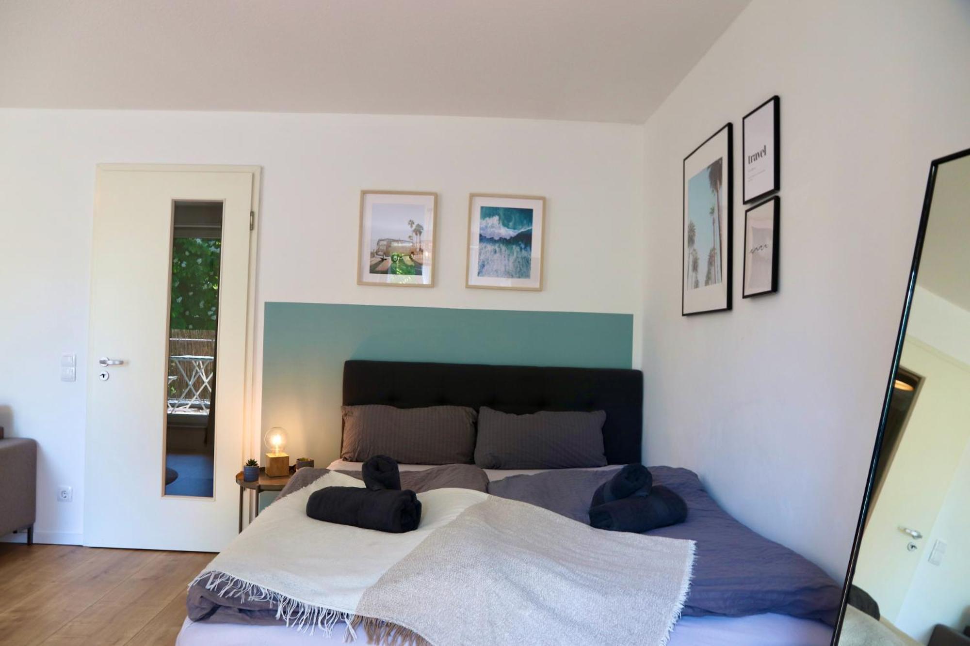 Gemuetliches 1R Apartment Mit Balkon, Parking, Tv Streaming Magdeburg Exterior foto